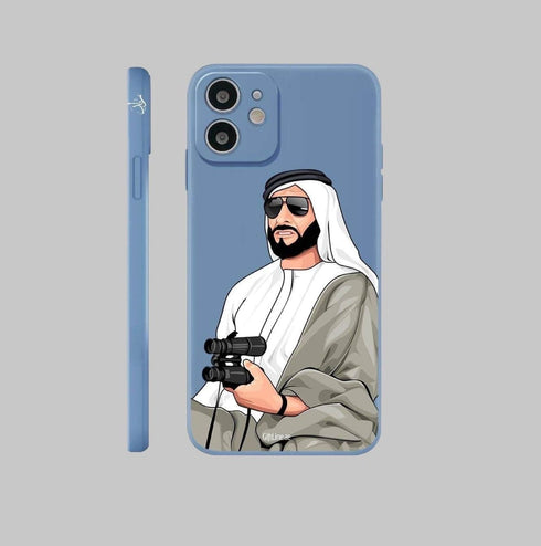 oh, Wanted Studio iPhone Case - Soft TPU Cases with Fiber inside, with Side Printing, Our Father Zayed Design